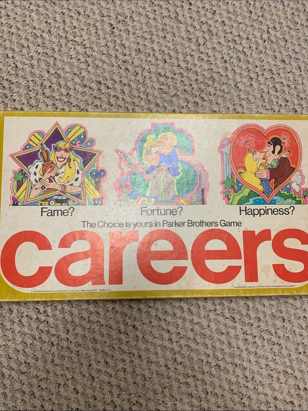 Careers - 1970 vintage board game
